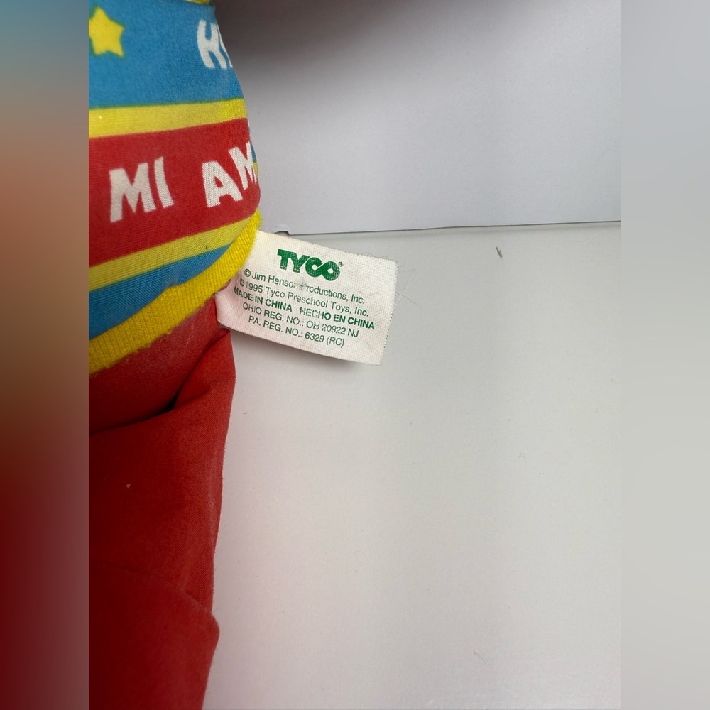 Vintage Sesame Street Bilingual Ernie English/Spanish 16” Tyco Plush 1995 - Picture 2 of 8